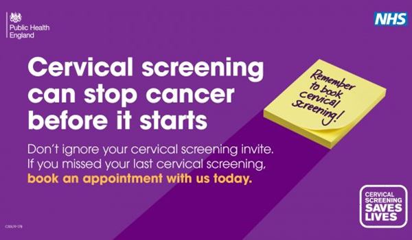 PHE cervical screening campaign
